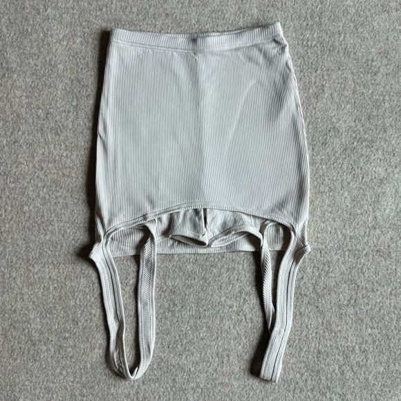 Dion Lee nude skirt with shorts underneath